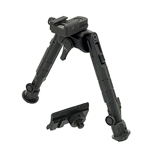 Leapers UTG Recon 360 Bipod 7-9" Picatinny Rail + Swivel Adaptor - LP-BP01-B