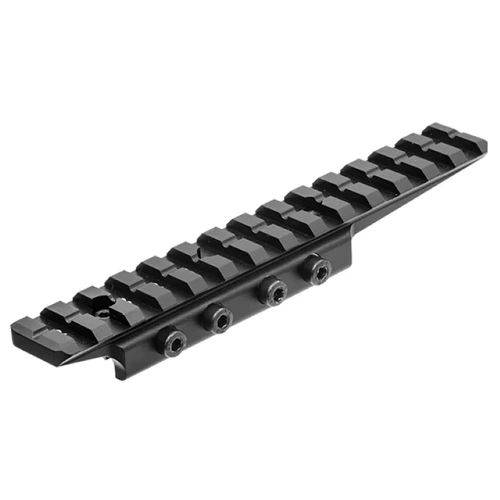 Leapers Universal 145mm Long Matte Black Dovetail to Picatinny Rail - LP-DTW145