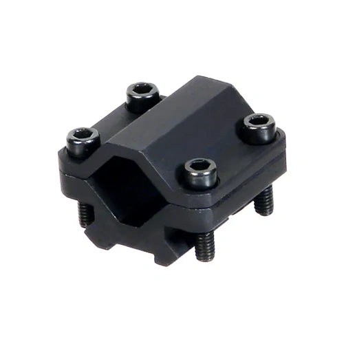 Leapers UTG Universal 2 Slot Single-Rail Rifle Matte Black Barrel Mount  - LP-MNTBR002S