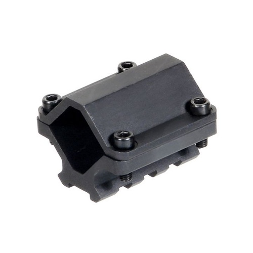 Leapers UTG Universal 3 Slot Single-Rail Matte Black Shotgun Barrel Mount  - LP-MNTBR003XLS