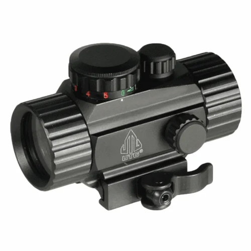 Leapers UTG 1x38mm Red/Green Circle Dot Sight with QD Picatinny Mount - LP-RG40CDQ