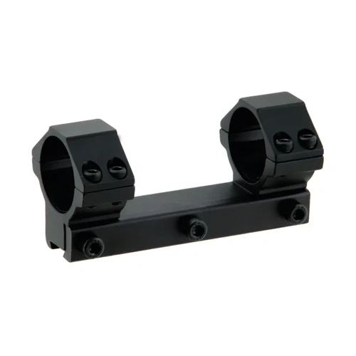 Leapers UTG Accushot 1" Medium Profile Matte Black Airgun Integral Mount - LP-RGPM2PA25M4