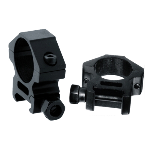 UTG AccuShot 1" Weaver Low Profile Mount Rings - LP-RGWM-25L2