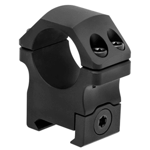Leapers UTG-PRO 1" Medium Picatinny Matte Black Mount Rings - LP-RWU012515