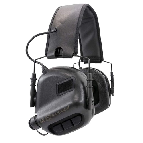 Earmor Premium Electronic Shooting Earmuffs M31- Black - M31-BK