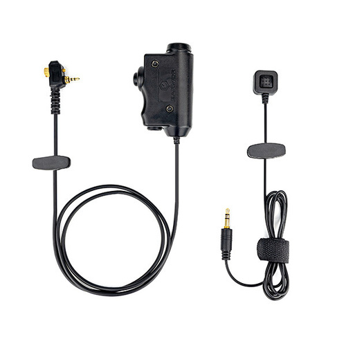 Earmor M52 Kenwood Tactical PTT With Finger Button - M52-KEN