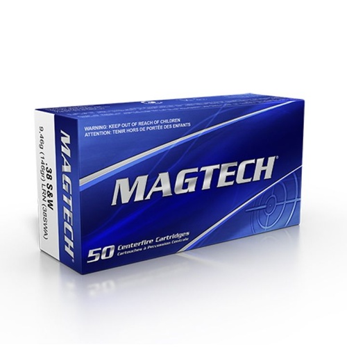 Magtech 38 S&W 146GR LRN - 50 Round Pack - 38SWA