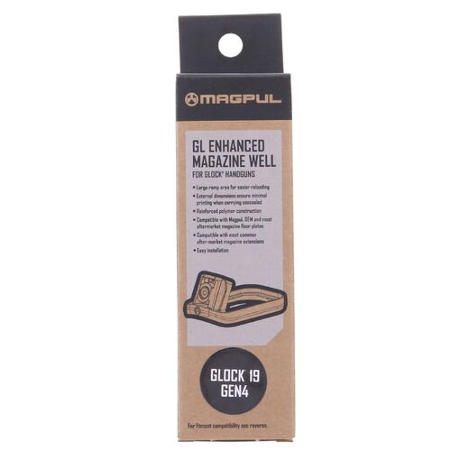 Magpul Glock 19 Gen4 GL Enchanced Magazine Well MAG950-BLK