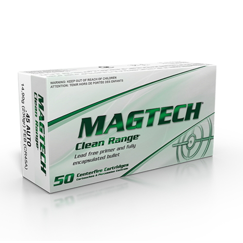Magtech 45 Auto Clean Range 230GR FEB - 50 Round Pack - CR45A