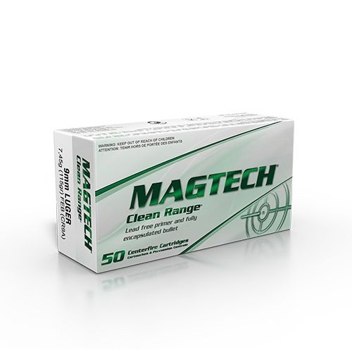 Magtech 9mm Luger Clean Range 115GR FEB - 50 Round Pack - CR9A