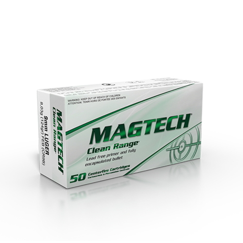 Magtech 9mm Luger Clean Range 124GR FEB - 50 Round Pack - CR9B