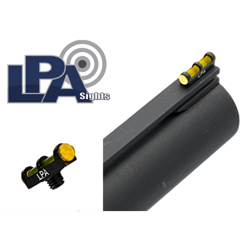 LPA Mirino Yellow Fiber Optic Front Sight Shotgun 3mm - MF10G