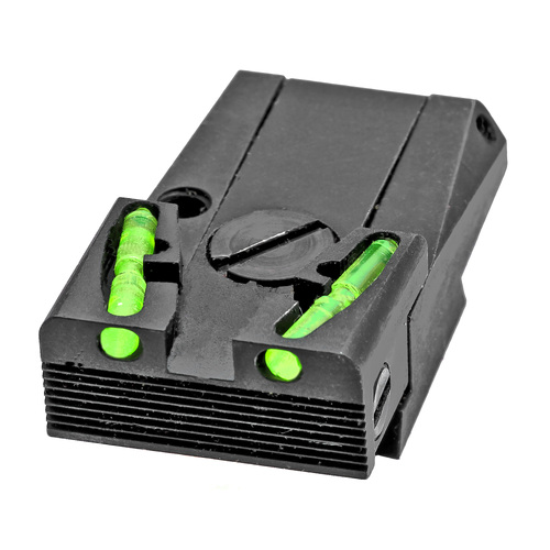 HIVIZ Ruger MK 1-4 LITEWAVE Red, Green & Black Interchangeable Adjustable Rear Sight MKAD211