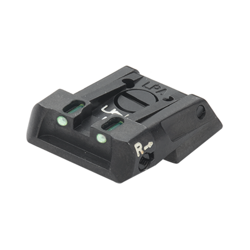 LPA Fiber Optic Rear Sight for Tanfoglio, Baby Eagle, Desert Eagle, Jericho MPS2TAFO