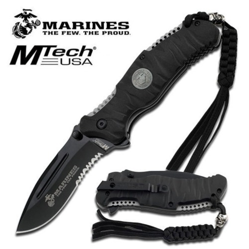 Mtech USA Black Ball Bearing Folding Lock Knife - MT1020