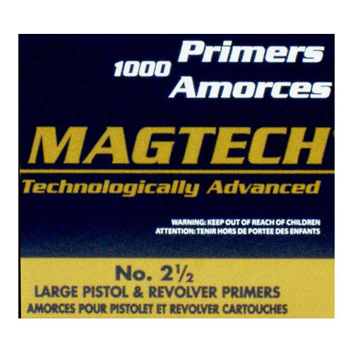 Magtech Large Pistol Primers # 2.5 (1000pk)