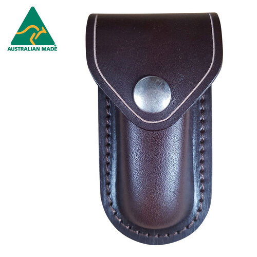 Leather Moulded Knife Pouch 90mm - MVS