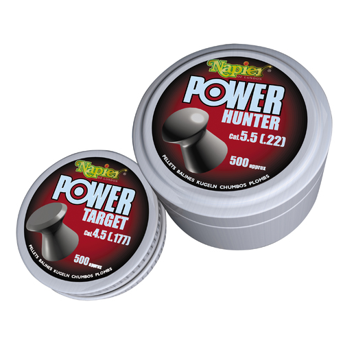 N6053 Napier .177 Air Rifle Pellets Power Hunter - 500pk