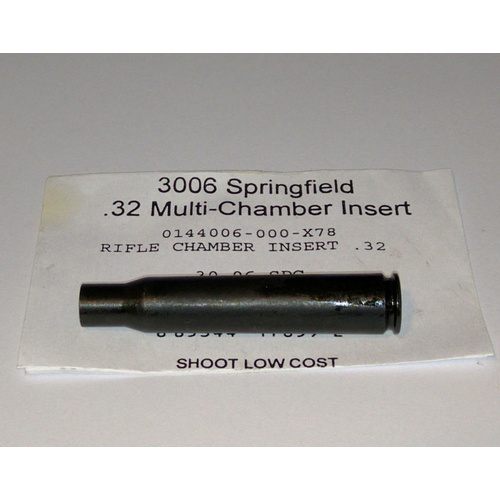30-06 Rifle to .32 Cal Chamber Insert Barrel Adapter Reducer Sleeve  