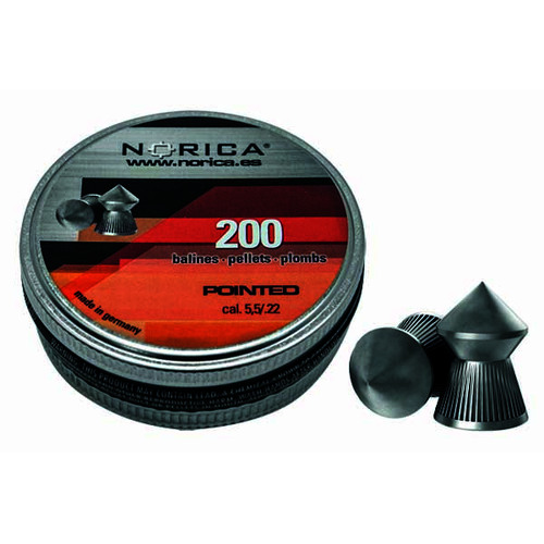 Norics Pointed Pellets .22 Cal - 200 Pack - NOPP22