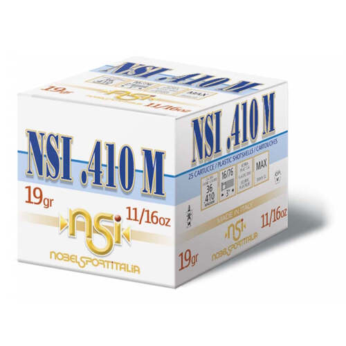 Nobel Sport Italia Magnum HP .410 19gm 1286 FPS #5 - 25 Rounds - NS-41012865