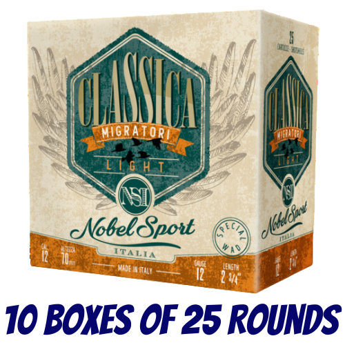 Nobel Sport Italia Classica Light 12ga 32gm 1368 FPS #7 - Slab - NS-CLAL127-SLAB