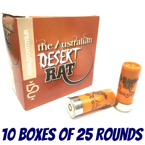 Nobel Sport Italia The Australian Desert Rat 12ga 28gm 1250 FPS #7.5 - Slab - NS-DR1275-SLAB