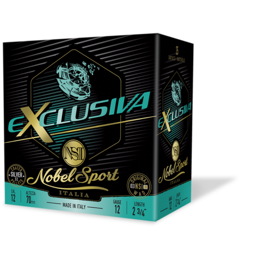 Nobel Sport Italia Exclusiva Compak 12ga 28gm 1378 FPS #7.5 - 25 Rounds - NS-EC1275