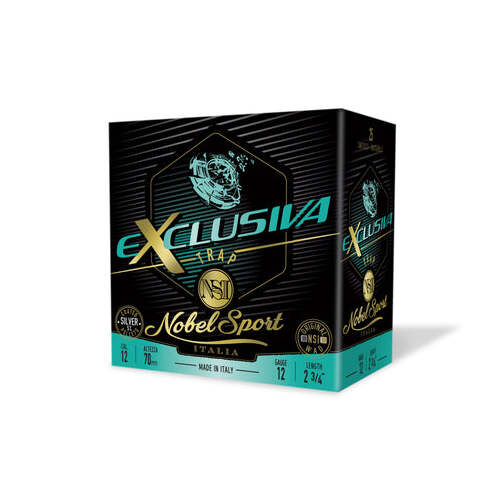 Nobel Sport Italia Exclusiva Trap 12ga 28gm 1378 FPS #7.5 - 25 Rounds - NS-ET1275
