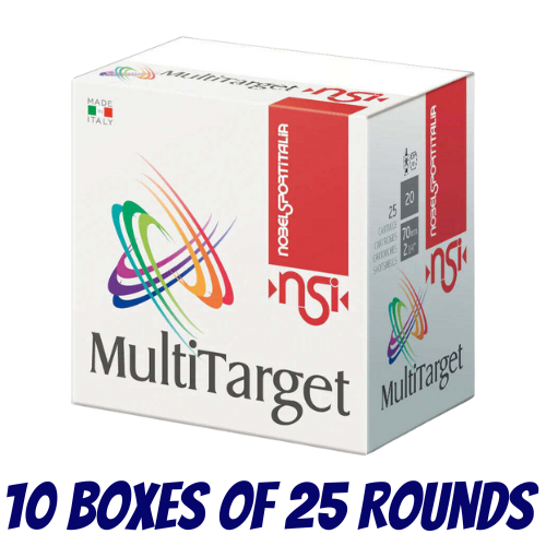 Nobel Sport Italia MultiTarget 20ga 24gm 1322 FPS #9.5 - Slab - NS-MT202495-SLAB
