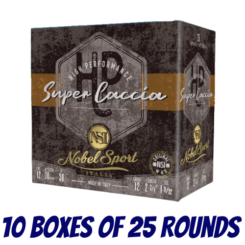 Nobel Sport Italia Super Caccia 12ga 38gm 1361 FPS #0 - Slab - NS-SC120-SLAB