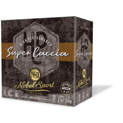 Nobel Sport Italia Super Caccia 12ga 38gm 1361 FPS #0 - 25 Rounds - NS-SC120