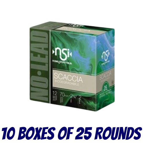 Nobel Sport Italia Scaccia 12ga 1417 FPS No Lead Ammunition - Slab - NS-SCA12-SLAB