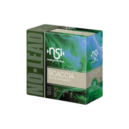 Nobel Sport Italia Scaccia 12ga 1417 FPS No Lead Ammunition - 25 Rounds - NS-SCA12