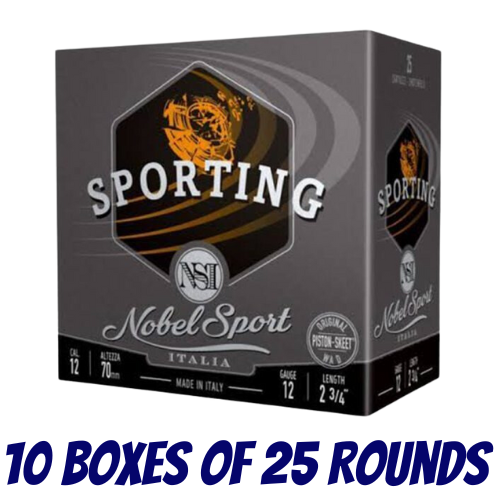 Nobel Sport Italia Sporting 12ga 28gm 1345 FPS #7.5 - Slab - NS-SPO1275-SLAB