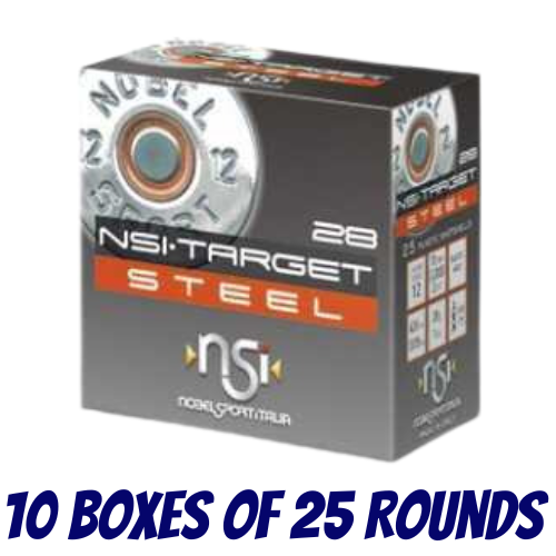 Nobel Sport Italia Steel Target 12ga 28gm 1378 FPS #7 - Slab - NS-ST127-SLAB