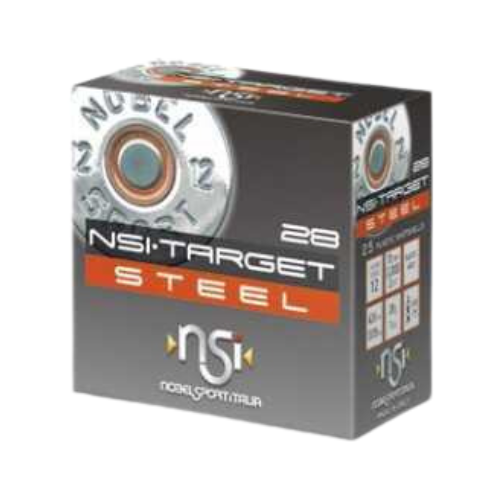 Nobel Sport Italia Steel Target 12ga 28gm 1378 FPS #7 - 25 Rounds - NS-ST127