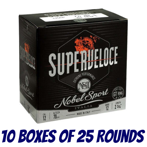 Nobel Sport Italia Super Veloce 12ga 28gm 1345 FPS #8.5 - Slab - NS-SV1285-SLAB