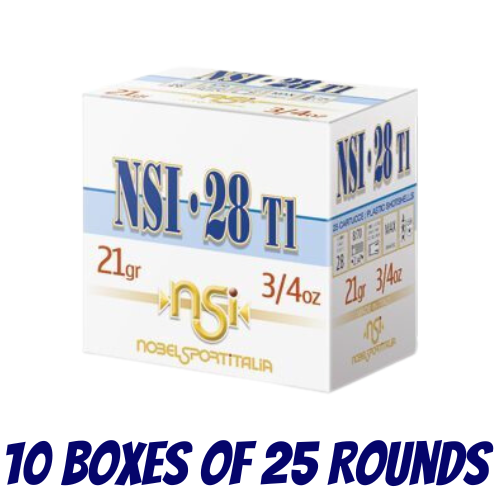 Nobel Sport Italia T1 28ga 21gm 1286 FPS #7.5 - Slab - NS-T12875-SLAB