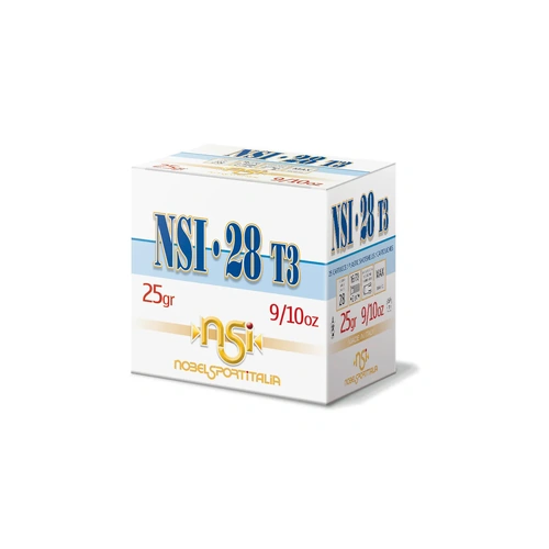 Nobel Sport Italia T3 28ga 25gm 1285 FPS #6 - 25 Rounds - NS-T328256