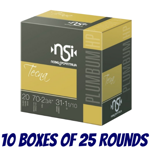 Nobel Sport Italia Tecna 20ga 31gm 1319 FPS #4 - Slab - NS-TECNA204-SLAB