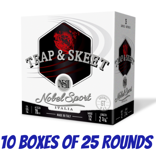 Nobel Sport Italia Trap & Skeet 12ga 24gm 1320 FPS #9.5 - Slab - NS-TS1295-SLAB