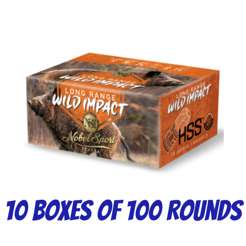 Nobel Sport Italia Wild Impact Long Range 12ga 32gm 1740 FPS - 100 Rounds - NS-WISPS1232GM-100PK