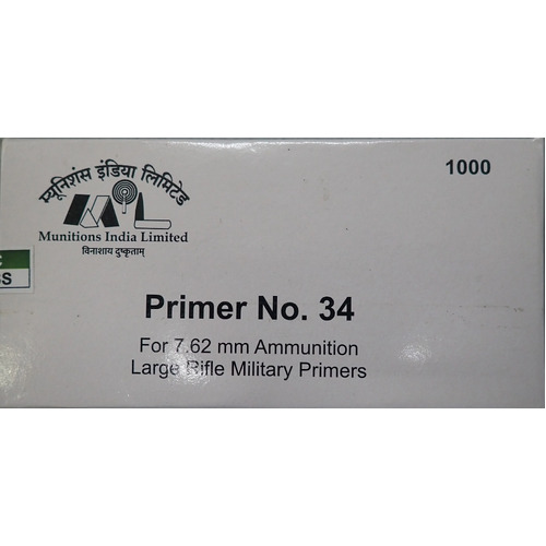 OFV Large Rifle Primers No 34 (1000pk)