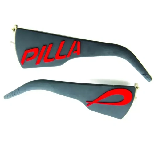 Pilla Outlaw X6 Extra Wide Grey with Red Frame  - OX6-XW-GRYRED