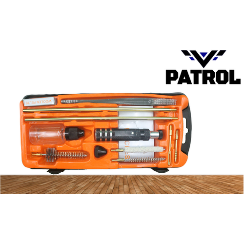Patrol 17pc Deluxe 22 and 177 Cal Air Rifle and Rifle Combo Cleaning Kit 