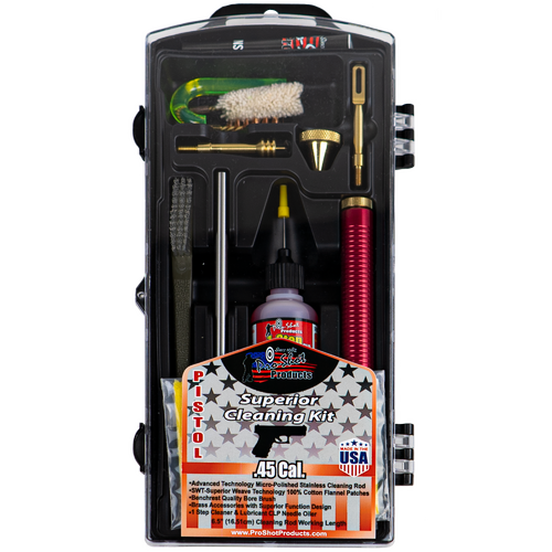 Pro-Shot .45 Cal Classic Pistol Cleaning Box Kit - P45KIT