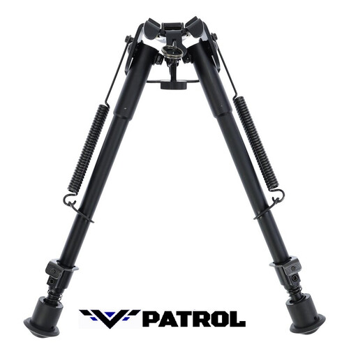 Patrol Bipod Fixed 9" to 13" Adjustable Notched Legs