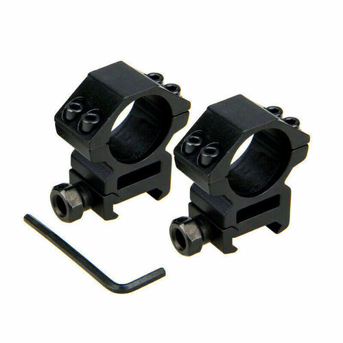 Patrol 2PCS Medium Profile 1''/25.4mm Riflescope Mount Rings for 20mm Weaver Picatinny Rail
