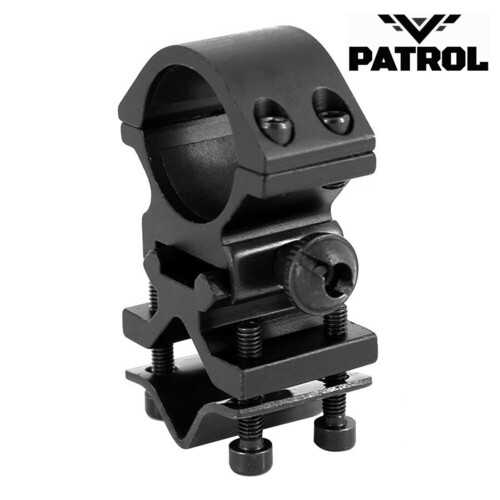 Patrol Universal Barrel Mount With 20mm Rail Mount & 25mm Accessories Ring
